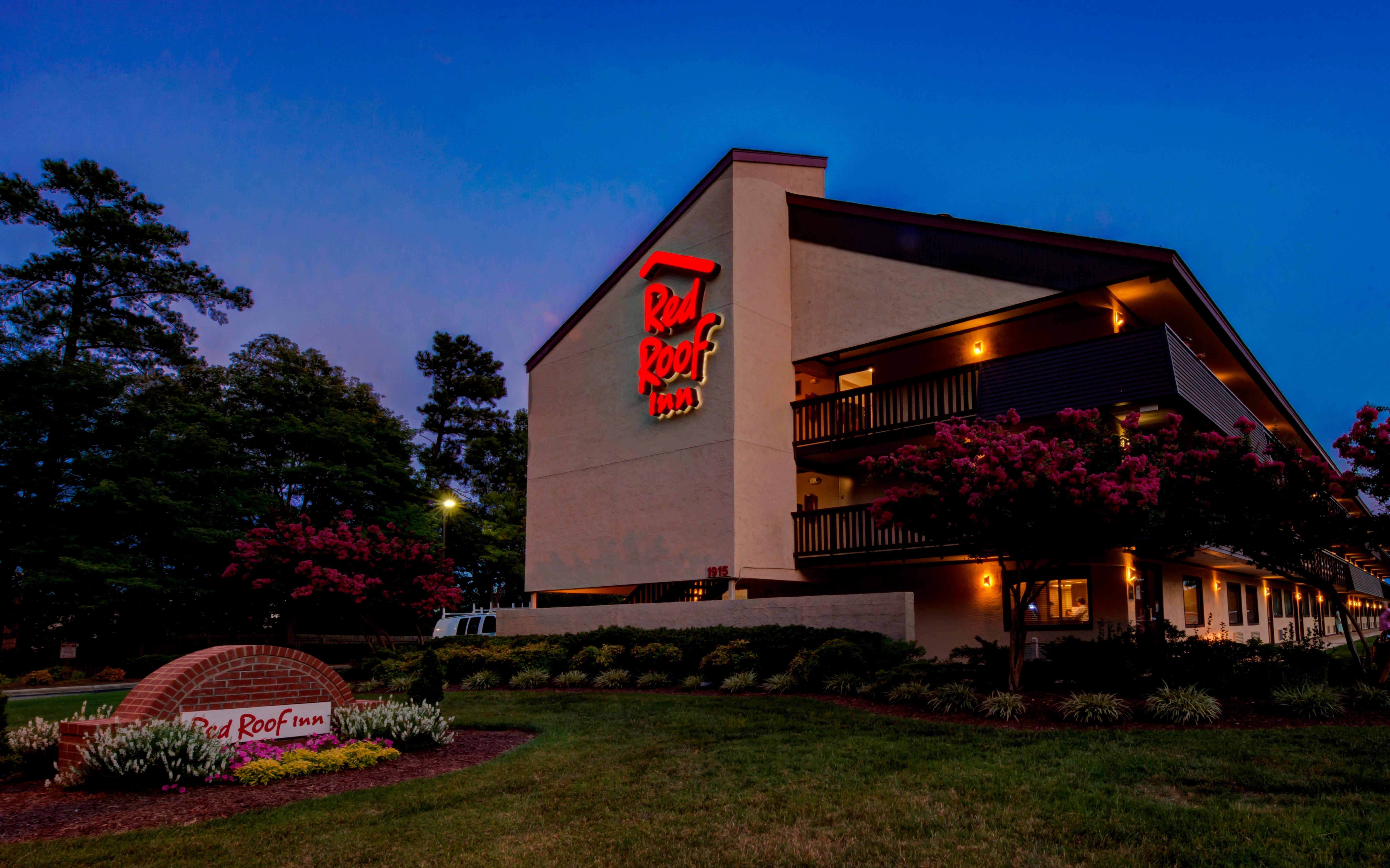 Red Roof Inn Durham - Duke Univ Medical Center Экстерьер фото
